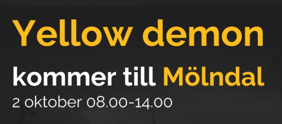 DEWALT Yellow Demon rullar in i Mölndal